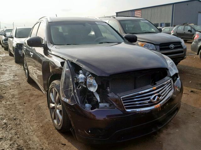 JNKAJ09F28M354324 - 2008 INFINITI EX35 BASE MAROON photo 1