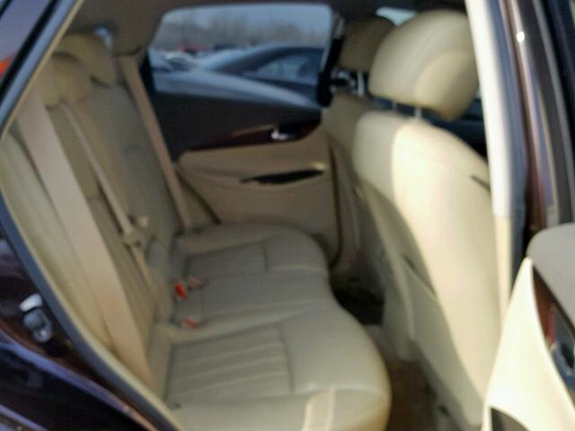 JNKAJ09F28M354324 - 2008 INFINITI EX35 BASE MAROON photo 6