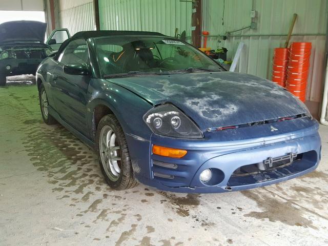 4A3AE75H23E028934 - 2003 MITSUBISHI ECLIPSE SP BLUE photo 1