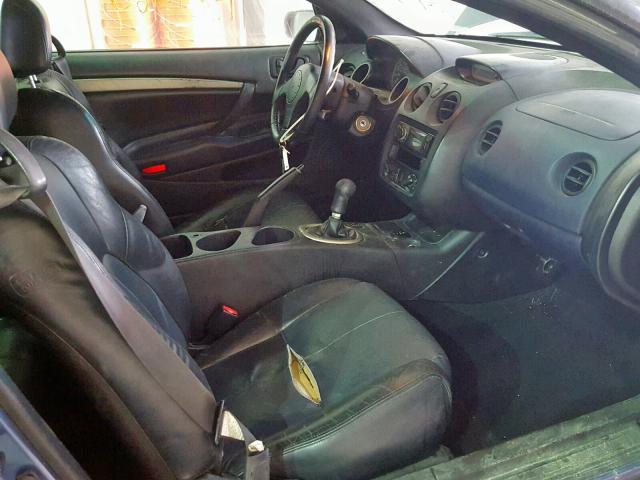 4A3AE75H23E028934 - 2003 MITSUBISHI ECLIPSE SP BLUE photo 5