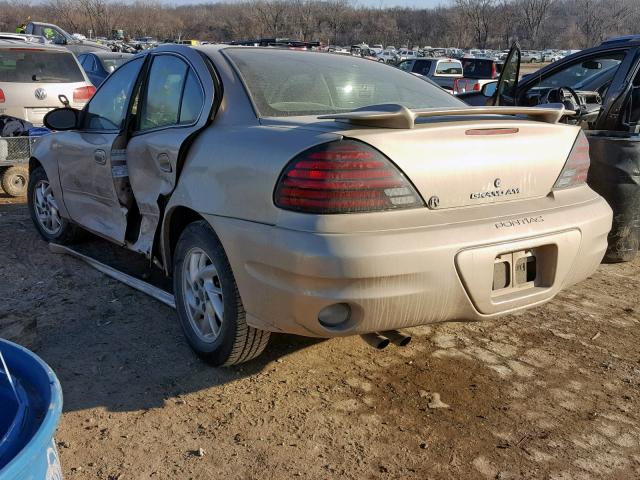 1G2NE52FX4M516472 - 2004 PONTIAC GRAND AM S BEIGE photo 3