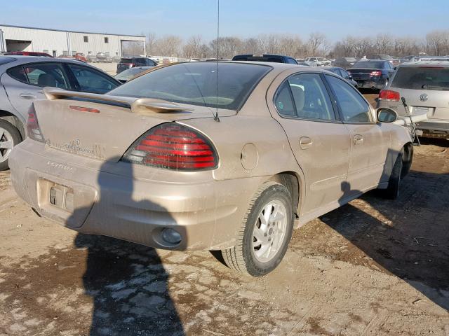 1G2NE52FX4M516472 - 2004 PONTIAC GRAND AM S BEIGE photo 4