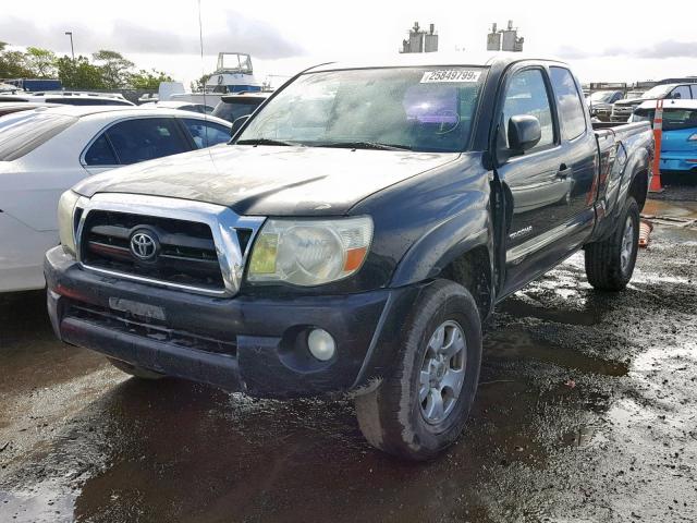 5TETU62N87Z403182 - 2007 TOYOTA TACOMA PRE BLACK photo 2