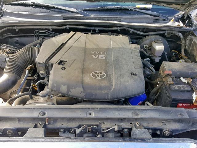 5TETU62N87Z403182 - 2007 TOYOTA TACOMA PRE BLACK photo 7