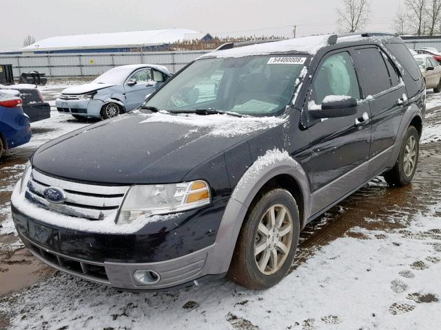 1FMDK02W48GA01180 - 2008 FORD TAURUS X S BLACK photo 2