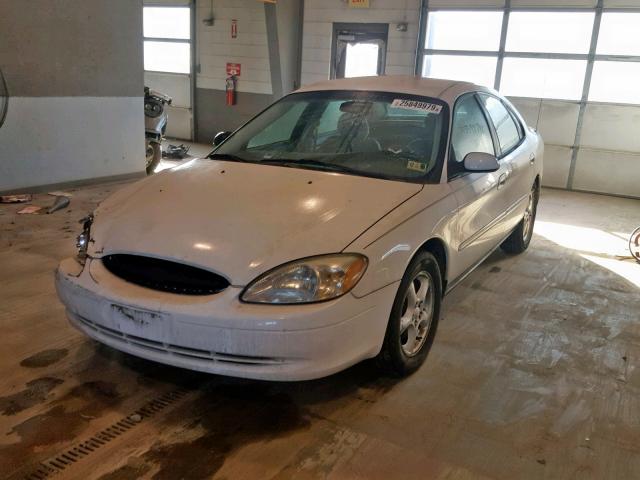 1FAFP55243G164639 - 2003 FORD TAURUS SES WHITE photo 2