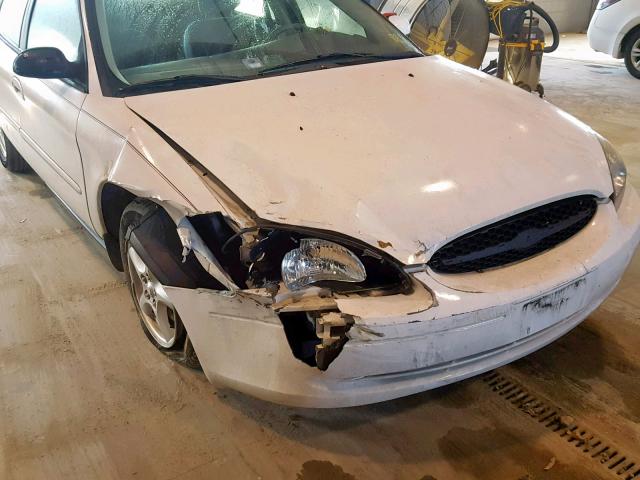 1FAFP55243G164639 - 2003 FORD TAURUS SES WHITE photo 9