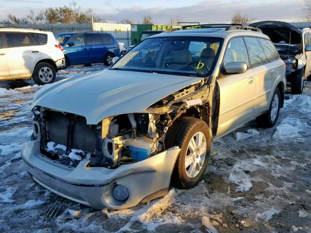 4S4BP62C457353026 - 2005 SUBARU LEGACY OUT SILVER photo 2