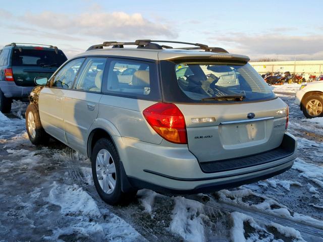 4S4BP62C457353026 - 2005 SUBARU LEGACY OUT SILVER photo 3