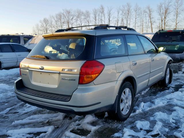 4S4BP62C457353026 - 2005 SUBARU LEGACY OUT SILVER photo 4