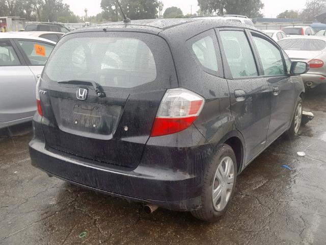 JHMGE8G26AC026851 - 2010 HONDA FIT GRAY photo 4