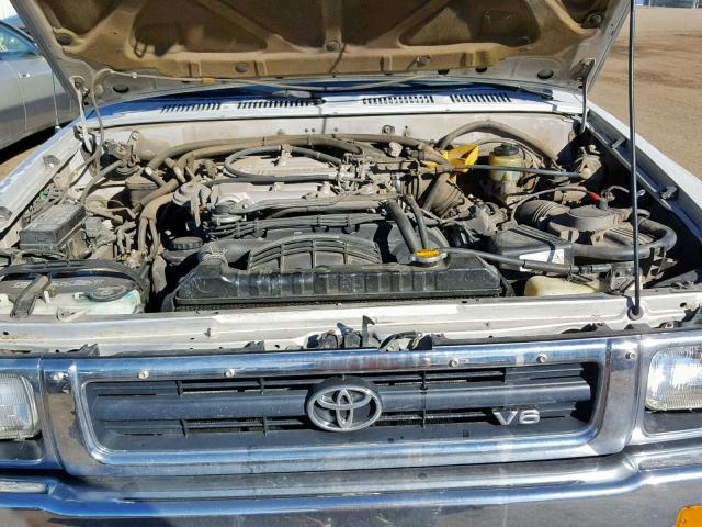 JT4VN13D7N5073288 - 1992 TOYOTA PICKUP 1/2 SILVER photo 7