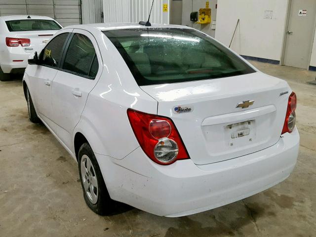 1G1JA5SH3F4180554 - 2015 CHEVROLET SONIC LS 白色 照片 3
