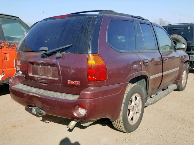 1GKDT13SX72200611 - 2007 GMC ENVOY BURGUNDY photo 4