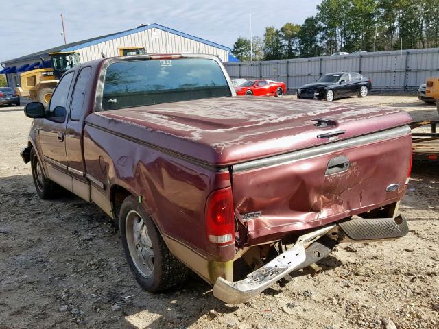 1FTEX17L5VNC29789 - 1997 FORD F150 RED photo 3