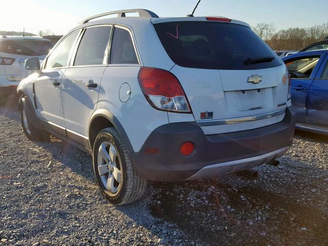 3GNAL2EK6CS567660 - 2012 CHEVROLET CAPTIVA SP WHITE photo 3