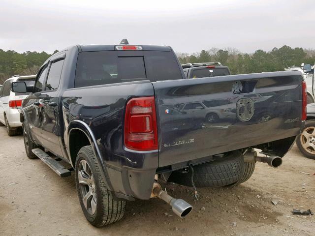 1C6SRFJT9KN621695 - 2019 RAM 1500 LARAM BLACK photo 3