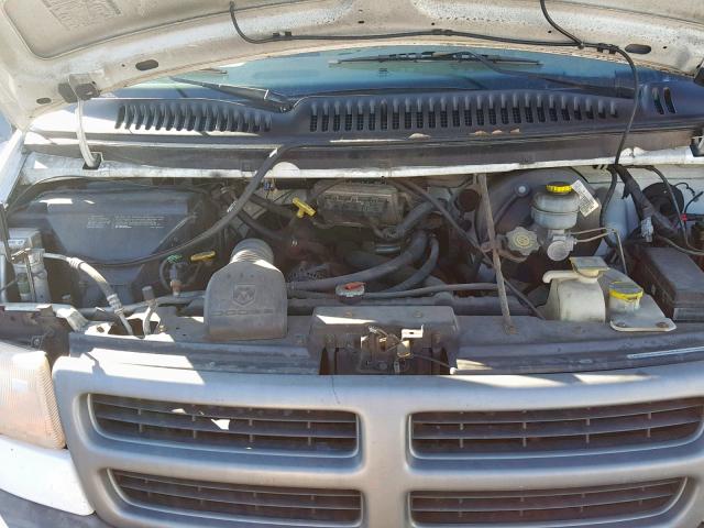 2B7HB11X3YK123039 - 2000 DODGE RAM VAN B1 WHITE photo 7