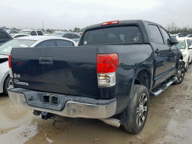 5TFEM5F13CX049924 - 2012 TOYOTA TUNDRA CRE BLACK photo 4