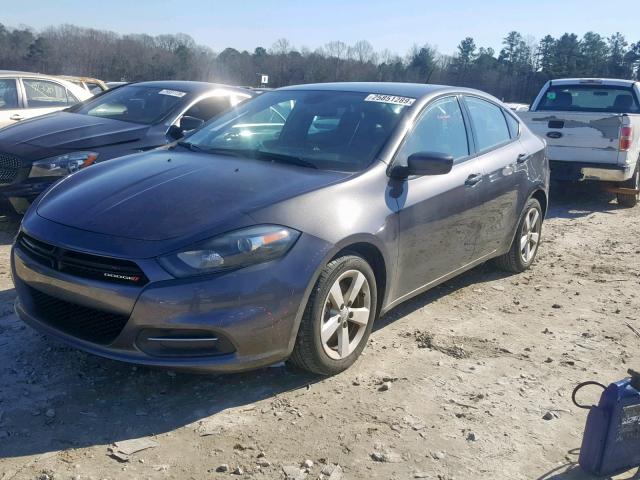 1C3CDFBBXGD750970 - 2016 DODGE DART SXT GRAY photo 2