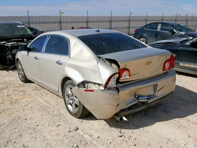 1G1ZC5EB9AF131070 - 2010 CHEVROLET MALIBU 1LT GOLD photo 3