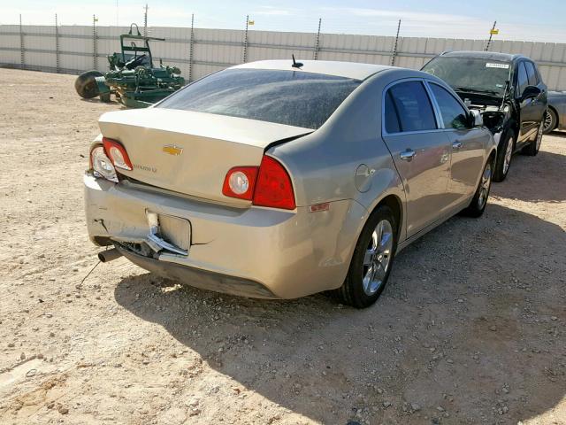 1G1ZC5EB9AF131070 - 2010 CHEVROLET MALIBU 1LT GOLD photo 4