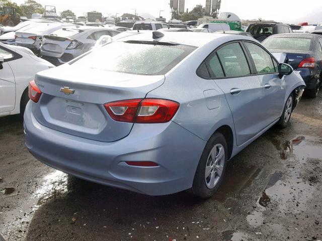 1G1BC5SM4J7130667 - 2018 CHEVROLET CRUZE LS BLUE photo 4