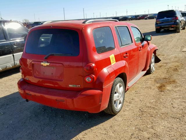 3GNBABFW4BS502719 - 2011 CHEVROLET HHR LT RED photo 4