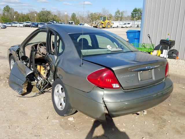 1FAFP55U03A136258 - 2003 FORD TAURUS SES GREEN photo 3