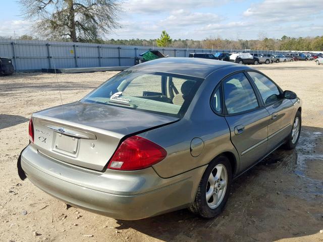 1FAFP55U03A136258 - 2003 FORD TAURUS SES GREEN photo 4