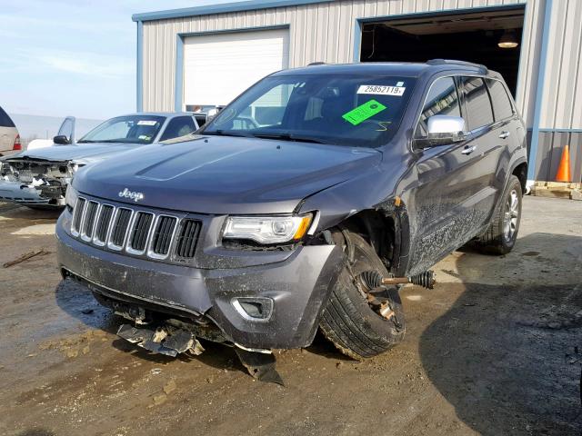 1C4RJFBG5EC470371 - 2014 JEEP GRAND CHER GRAY photo 2