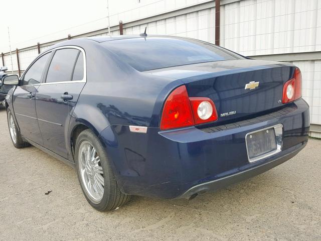 1G1ZG57B19F232567 - 2009 CHEVROLET MALIBU LS BLUE photo 3