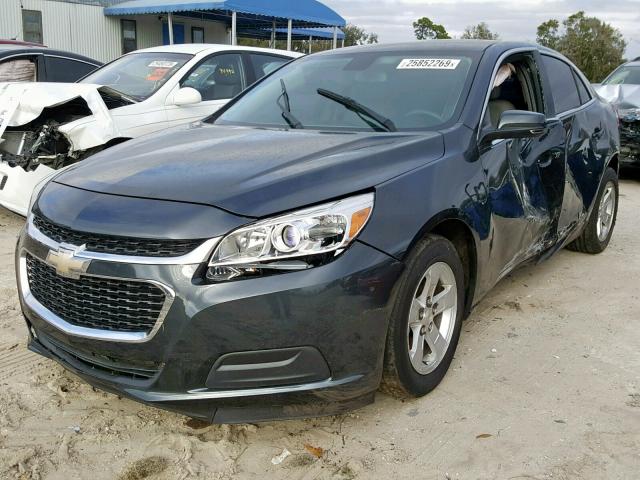 1G11C5SL2FF197557 - 2015 CHEVROLET MALIBU 1LT GRAY photo 2