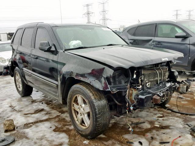 1J8GR48K17C667372 - 2007 JEEP GRAND CHER BLACK photo 1