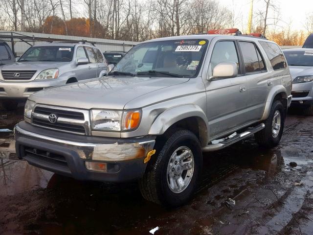 JT3HN86R3Y0266153 - 2000 TOYOTA 4RUNNER SR SILVER photo 2