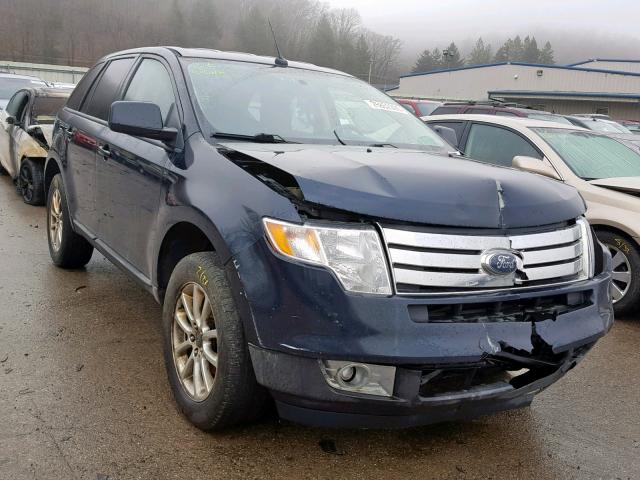 2FMDK38C39BA38101 - 2009 FORD EDGE SEL BLUE photo 1