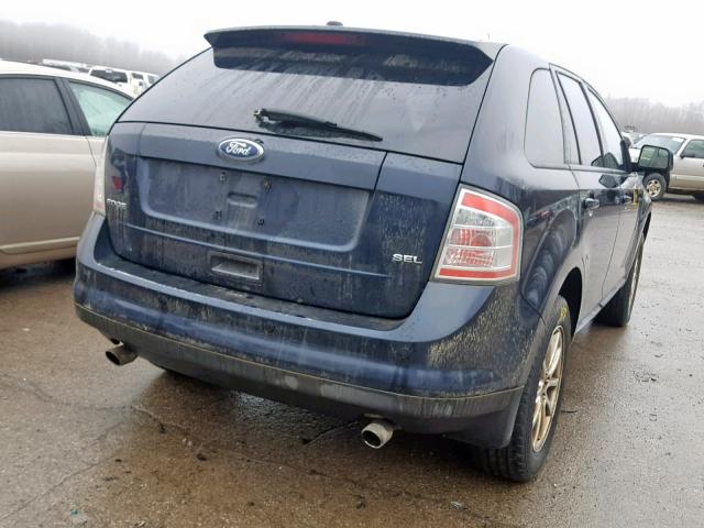 2FMDK38C39BA38101 - 2009 FORD EDGE SEL BLUE photo 4