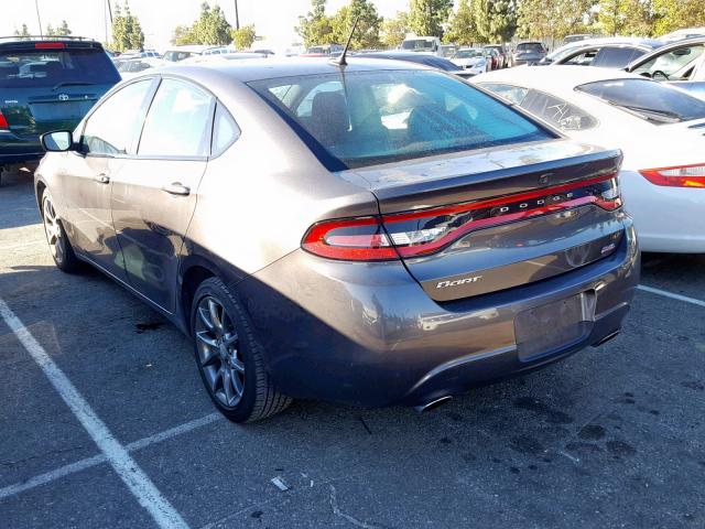 1C3CDFBB2ED860828 - 2014 DODGE DART SXT CHARCOAL photo 3