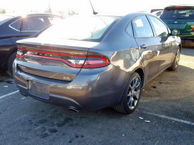 1C3CDFBB2ED860828 - 2014 DODGE DART SXT CHARCOAL photo 4