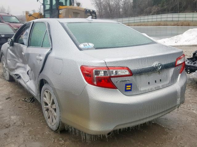 4T1BK1FK4CU505484 - 2012 TOYOTA CAMRY SE WHITE photo 3