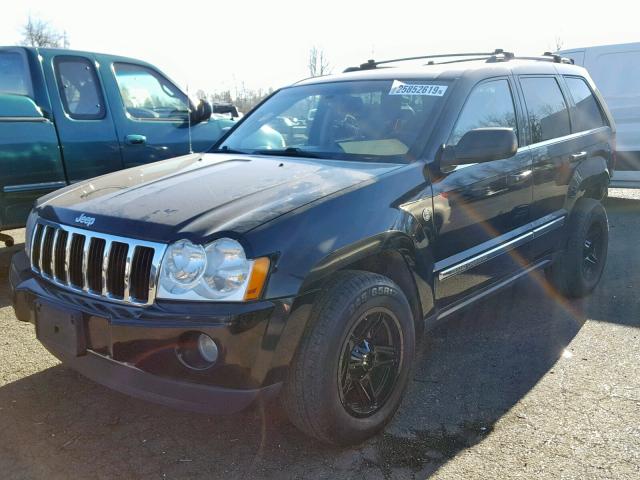 1J4HR58N55C701347 - 2005 JEEP GRAND CHER BLACK photo 2