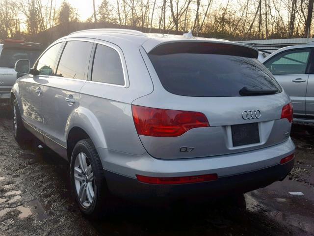 WA1AY74L49D001999 - 2009 AUDI Q7 3.6 QUA SILVER photo 3