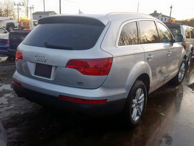 WA1AY74L49D001999 - 2009 AUDI Q7 3.6 QUA SILVER photo 4