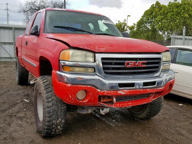 2GTEC19V531406558 - 2003 GMC NEW SIERRA RED photo 1