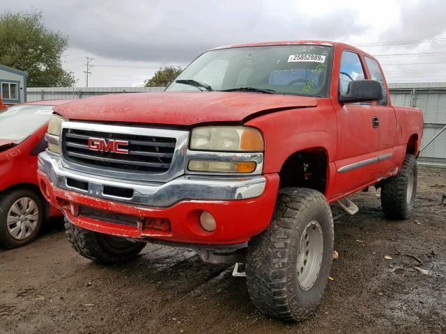 2GTEC19V531406558 - 2003 GMC NEW SIERRA RED photo 2