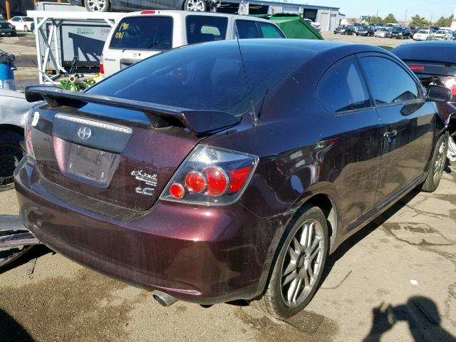 JTKDE167680236833 - 2008 TOYOTA SCION TC 勃艮第红 照片 4