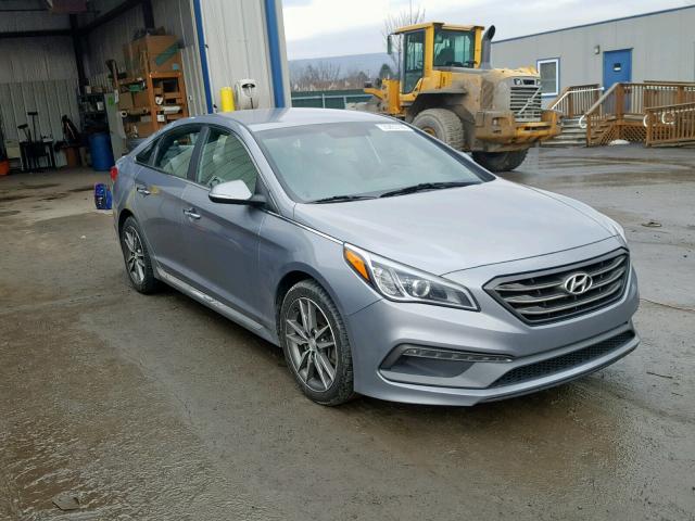 5NPE34AB8FH054579 - 2015 HYUNDAI SONATA SPO GRAY photo 1