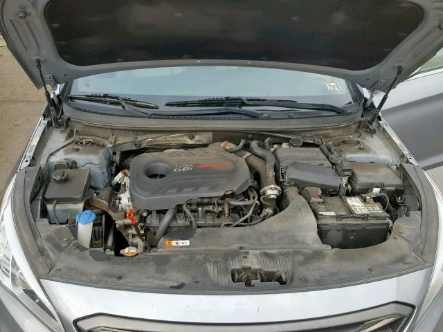 5NPE34AB8FH054579 - 2015 HYUNDAI SONATA SPO GRAY photo 7