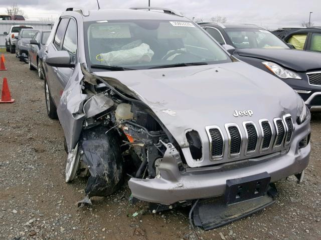 1C4PJLCB7JD538912 - 2018 JEEP CHEROKEE L GRAY photo 1