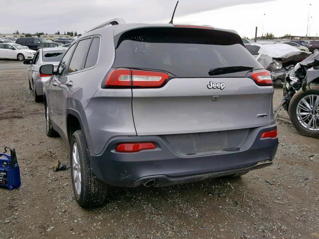 1C4PJLCB7JD538912 - 2018 JEEP CHEROKEE L GRAY photo 4